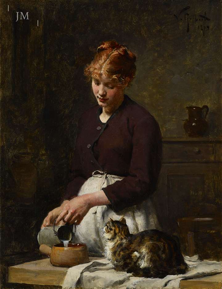 Le déjeuner du chat